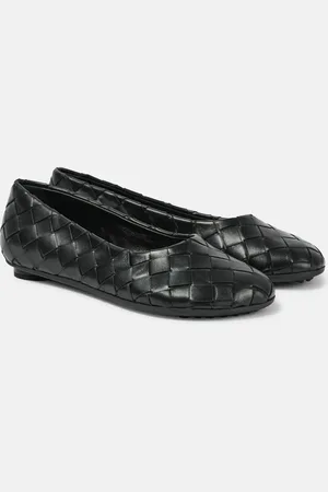 Bottega Veneta Intrecciato leather ballet flats