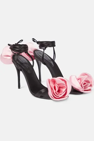 MAGDA BUTRYM Floral-appliquÃ© sandals
