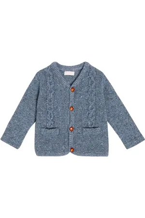 La Coqueta Baby Zas wool-blend cardigan