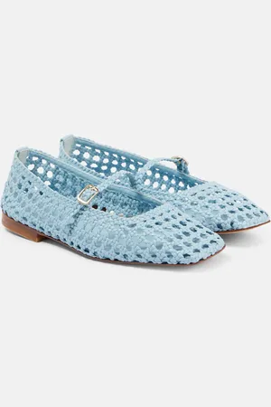 Souliers Martinez Paris woven leather ballet flats