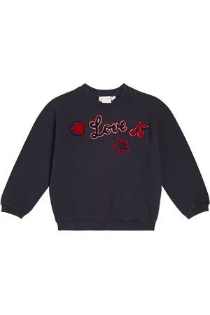 BONPOINT Talya patch-appliquÃ© cotton sweatshirt