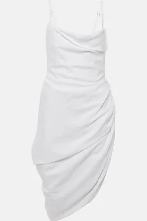 Jacquemus La Robe Saudade draped minidress