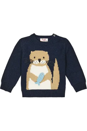 Il gufo Baby cotton sweater