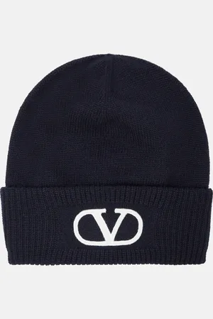 VALENTINO VLogo virgin wool beanie