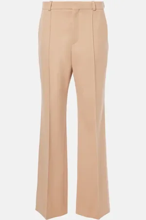 Chloé ChloÃ© High-rise wool straight pants