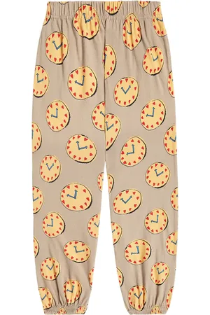 Jelly Mallow Watch printed cotton sweatpants