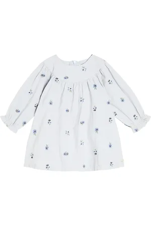 Tartine Et Chocolat Baby embroidered cotton corduroy dress
