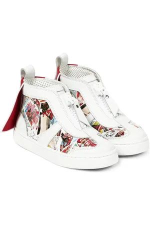 Christian Louboutin Super Loubi printed leather sneakers