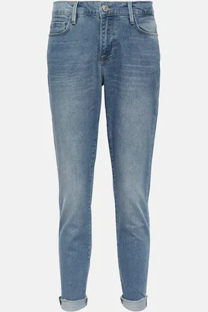 Frame Le Garcon mid-rise cropped jeans