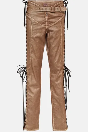Jean Paul Gaultier X KNWLS low-rise denim corset pants