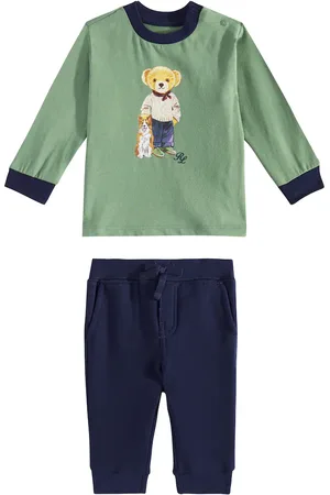Ralph Lauren Baby Polo Bear sweatshirt and sweatpants set