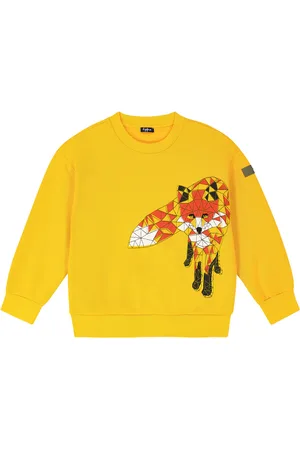 Il gufo Printed cotton jersey sweatshirt