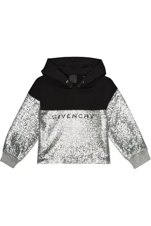Givenchy Sequined logo cotton-blend hoodie