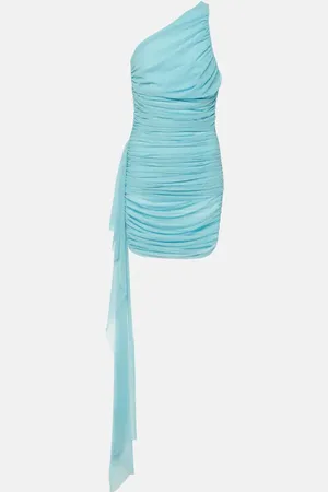 The Sei Drape-detail ruched chiffon minidress