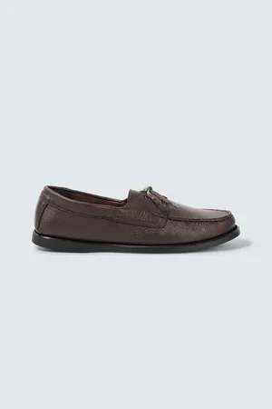 Saman Amel City Moc leather boat shoes