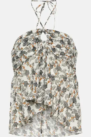 Marant Etoile Gabao printed cotton top