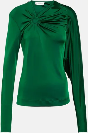 Victoria Beckham Gathered jersey top