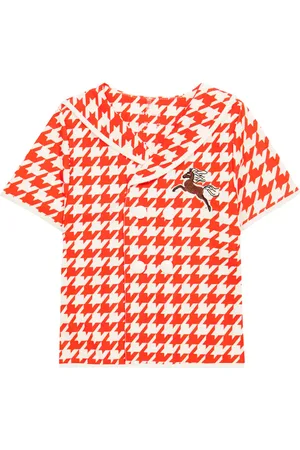 Mini Rodini Houndstooth embroidered swim top