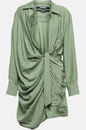 Jacquemus La Robe Bahia tie-detail minidress