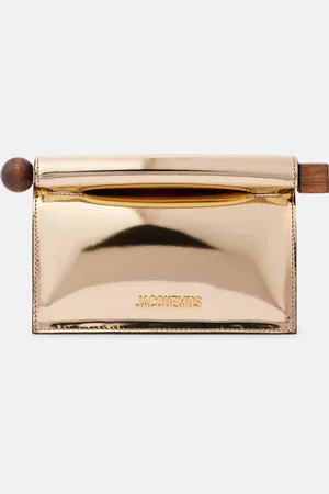 Jacquemus Rond CarrÃ© Small faux leather clutch