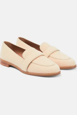 Aquazzura Martin bouclÃ© moccasins