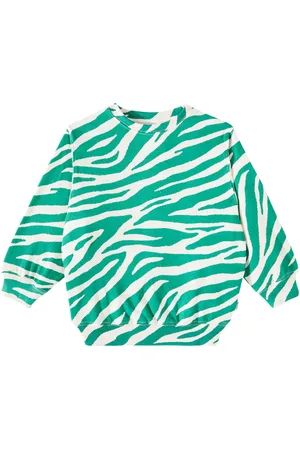 Molo Monti zebra-print cotton sweatshirt