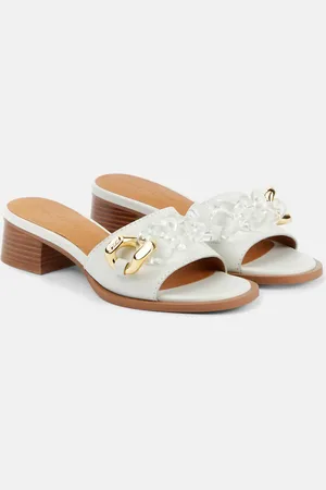 See by Chloé See By ChloÃ© Embellished leather mules