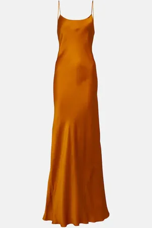 Victoria Beckham Cami satin gown
