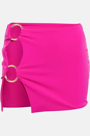Louisa Ballou Ring-detail cutout miniskirt