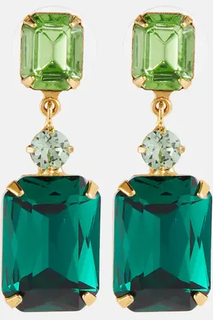 Jennifer Behr Gemma crystal-embellished stud earrings