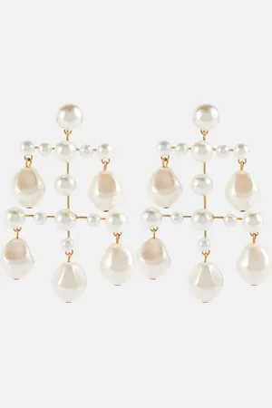 Jennifer Behr Imogene faux pearl earrings