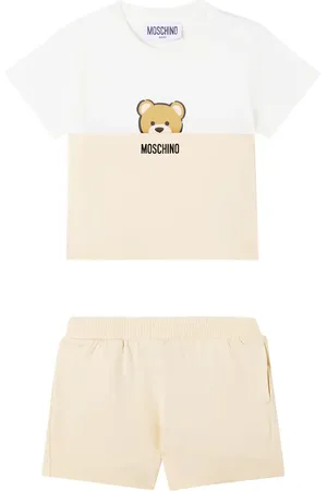 Moschino Baby cotton jersey T-shirt and shorts set