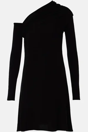 Courrèges CourrÃ¨ges Twist one-shoulder crÃªpe minidress