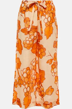 Etro Printed ramie pants