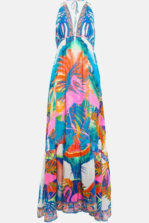 Camilla Embellished silk maxi dress