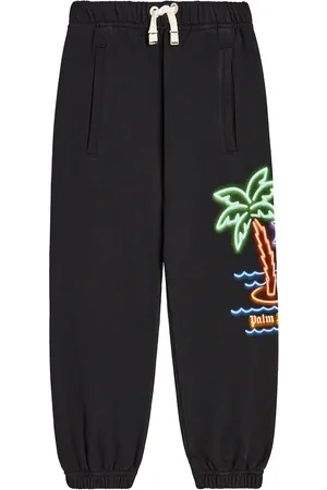 Palm Angels Printed cotton jersey sweatpants
