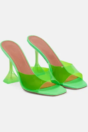 Amina Muaddi Lupita PVC mules