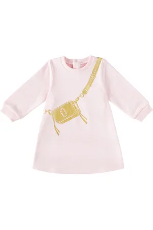 Marc Jacobs Baby printed cotton-blend jersey dress