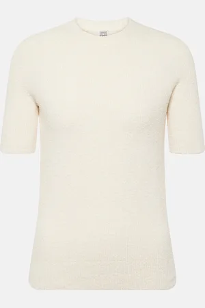 Totême Cotton-blend terry T-shirt
