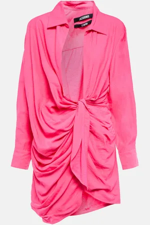 Jacquemus La Robe Bahia tie-detail minidress