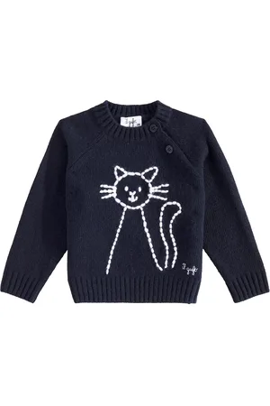 Il gufo Baby virgin wool sweater