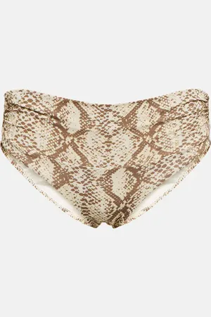 Melissa Odabash Bel Air snake-print bikini bottoms