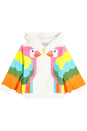 Stella McCartney Printed cotton jersey hoodie