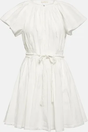 ULLA JOHNSON Jessa cotton poplin minidress