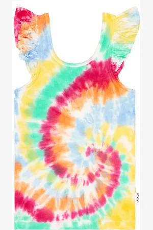 Molo Ranja tie-dye cotton-blend tank top