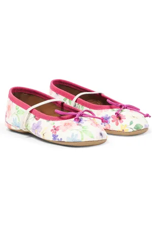 PèPè PÃ¨PÃ¨ Eden floral leather ballet flats