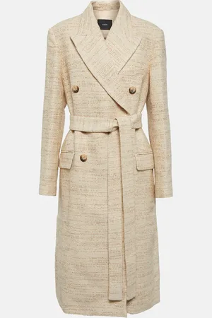 Joseph Cotton and linen-blend tweed coat