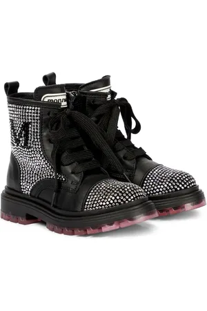 MONNALISA Embellished leather boots