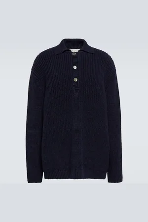 OUR LEGACY Big Piquet ribbed-knit cotton sweater