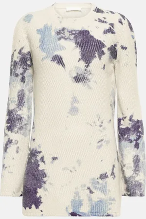 Chloé ChloÃ© Tie-dye cashmere minidress